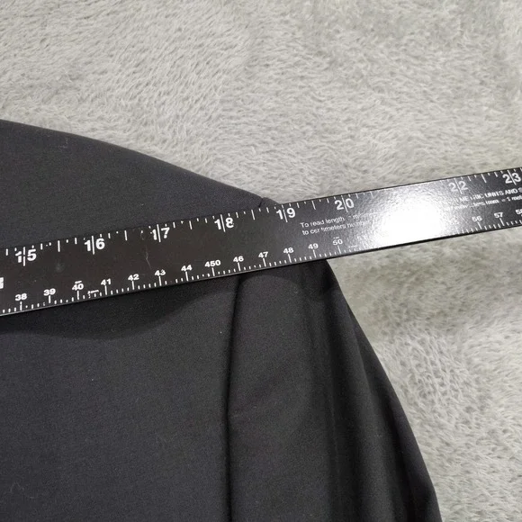 Calvin Klein Tuxedo Mens 40L Black 3‎ Button Notch Satin Lapel Wool Pants 32x33